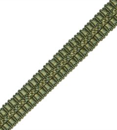 1/2" Le Jardin Silk Gimp Trimming by Samuel & Sons Moss 1/2" Le Jardin Silk Gimp Trimming by Samuel & Sons Moss