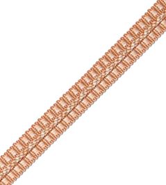1/2" Le Jardin Silk Gimp Trimming by Samuel & Sons Peach 1/2" Le Jardin Silk Gimp Trimming by Samuel & Sons Peach