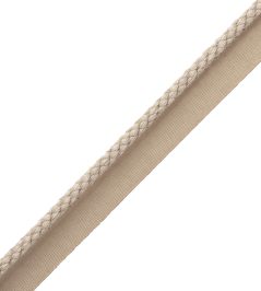 6mm Cambridge Cord With Tape Trimming by Samuel & Sons Cement 6mm Cambridge Cord With Tape Trimming by Samuel & Sons Cement