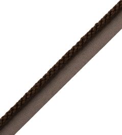 6mm Cambridge Cord With Tape Trimming by Samuel & Sons Espresso 6mm Cambridge Cord With Tape Trimming by Samuel & Sons Espresso