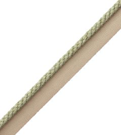 6mm Cambridge Cord With Tape Trimming by Samuel & Sons Jade 6mm Cambridge Cord With Tape Trimming by Samuel & Sons Jade