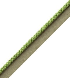 6mm Cambridge Cord With Tape Trimming by Samuel & Sons Lime 6mm Cambridge Cord With Tape Trimming by Samuel & Sons Lime