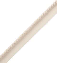 6mm Cambridge Cord With Tape Trimming by Samuel & Sons Off White 6mm Cambridge Cord With Tape Trimming by Samuel & Sons Off White