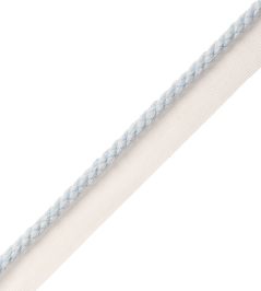 6mm Cambridge Cord With Tape Trimming by Samuel & Sons Pale Sky 6mm Cambridge Cord With Tape Trimming by Samuel & Sons Pale Sky