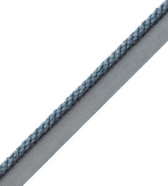 6mm Cambridge Cord With Tape Trimming by Samuel & Sons Prussian 6mm Cambridge Cord With Tape Trimming by Samuel & Sons Prussian