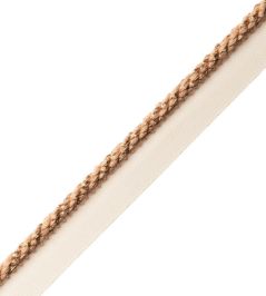 6mm Cambridge Metallic Cord With Tape Trimming by Samuel & Sons Rose Gold 6mm Cambridge Metallic Cord With Tape Trimming by Samuel & Sons Rose Gold