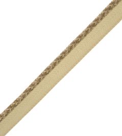 1/4" Jardin Silk Cord With Tape Trimming by Samuel & Sons Loden 1/4" Jardin Silk Cord With Tape Trimming by Samuel & Sons Loden