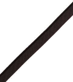 2.5mm Cambridge Cord With Tape Trimming by Samuel & Sons Black 2.5mm Cambridge Cord With Tape Trimming by Samuel & Sons Black