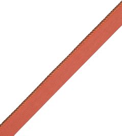 2.5mm Cambridge Cord With Tape Trimming by Samuel & Sons Burnt Orange 2.5mm Cambridge Cord With Tape Trimming by Samuel & Sons Burnt Orange