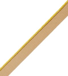 2.5mm Cambridge Cord With Tape Trimming by Samuel & Sons Citron 2.5mm Cambridge Cord With Tape Trimming by Samuel & Sons Citron