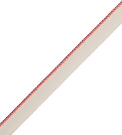 2.5mm Cambridge Cord With Tape Trimming by Samuel & Sons Coral 2.5mm Cambridge Cord With Tape Trimming by Samuel & Sons Coral