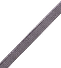 2.5mm Cambridge Cord With Tape Trimming by Samuel & Sons Dusk 2.5mm Cambridge Cord With Tape Trimming by Samuel & Sons Dusk