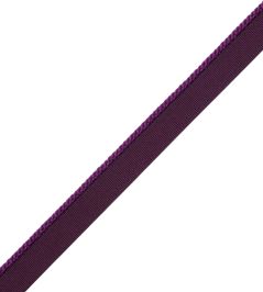2.5mm Cambridge Cord With Tape Trimming by Samuel & Sons Grape 2.5mm Cambridge Cord With Tape Trimming by Samuel & Sons Grape