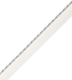 2.5mm Cambridge Cord With Tape Trimming by Samuel & Sons Mist 2.5mm Cambridge Cord With Tape Trimming by Samuel & Sons Mist