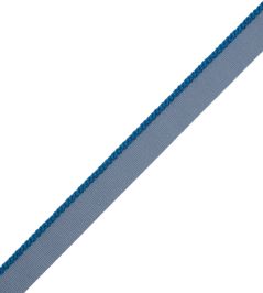 2.5mm Cambridge Cord With Tape Trimming by Samuel & Sons Mykonos Blue 2.5mm Cambridge Cord With Tape Trimming by Samuel & Sons Mykonos Blue