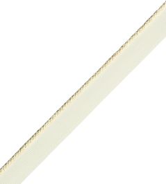2.5mm Cambridge Cord With Tape Trimming by Samuel & Sons Pearl 2.5mm Cambridge Cord With Tape Trimming by Samuel & Sons Pearl