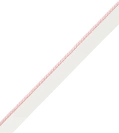 2.5mm Cambridge Cord With Tape Trimming by Samuel & Sons Petal 2.5mm Cambridge Cord With Tape Trimming by Samuel & Sons Petal
