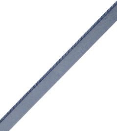 2.5mm Cambridge Cord With Tape Trimming by Samuel & Sons Prussian 2.5mm Cambridge Cord With Tape Trimming by Samuel & Sons Prussian