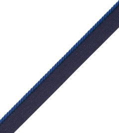 2.5mm Cambridge Cord With Tape Trimming by Samuel & Sons Royal Blue 2.5mm Cambridge Cord With Tape Trimming by Samuel & Sons Royal Blue