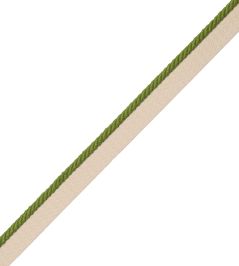 1/8" Saisons Cord With Tape Trimming by Samuel & Sons Lime 1/8" Saisons Cord With Tape Trimming by Samuel & Sons Lime