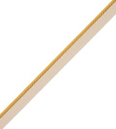 1/8" Saisons Cord With Tape Trimming by Samuel & Sons Sun 1/8" Saisons Cord With Tape Trimming by Samuel & Sons Sun