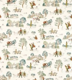 101 Dalmatians Fabric by Sanderson Breeze Blue 101 Dalmatians Fabric by Sanderson Breeze Blue