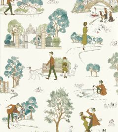 101 Dalmatians Wallpaper by Sanderson Breeze Blue 101 Dalmatians Wallpaper by Sanderson Breeze Blue
