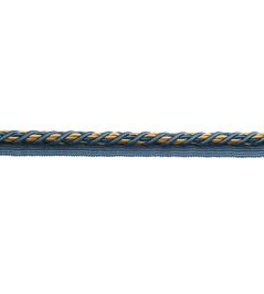 13mm Trianon Cord with Tape Trimming by Samuel & Sons Lapis 13mm Trianon Cord with Tape Trimming by Samuel & Sons Lapis