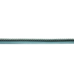 3/8" Sophie Cord with Tape Trimming by Samuel & Sons Mineral 3/8" Sophie Cord with Tape Trimming by Samuel & Sons Mineral