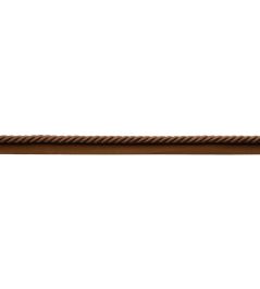 3/8" Sophie Cord with Tape Trimming by Samuel & Sons Walnut 3/8" Sophie Cord with Tape Trimming by Samuel & Sons Walnut