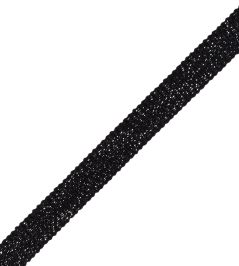 13mm Cambridge Metallic Braid Trimming by Samuel & Sons Onyx 13mm Cambridge Metallic Braid Trimming by Samuel & Sons Onyx