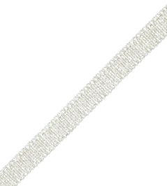 13mm Cambridge Metallic Braid Trimming by Samuel & Sons Platinum 13mm Cambridge Metallic Braid Trimming by Samuel & Sons Platinum