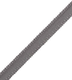 13mm Cambridge Strie Braid Trimming by Samuel & Sons Graphite 13mm Cambridge Strie Braid Trimming by Samuel & Sons Graphite