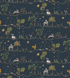 A Wave for Joan Wallpaper by Josephine Munsey Navy A Wave for Joan Wallpaper by Josephine Munsey Navy