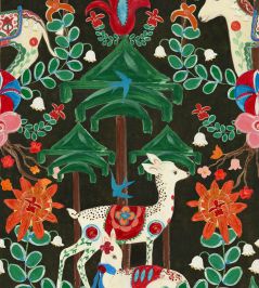 A Woodland Tale Wallpaper by MINDTHEGAP Anthracite A Woodland Tale Wallpaper by MINDTHEGAP Anthracite