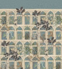 Abandoned Arches Wallpaper by Josephine Munsey Celadon and Stone Abandoned Arches Wallpaper by Josephine Munsey Celadon and Stone