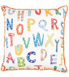 ABC Cushion 50 x 50cm by Villa Nova Yellow ABC Cushion 50 x 50cm by Villa Nova Yellow