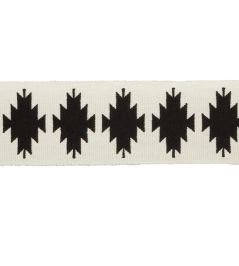 Abiquiu Embroidered Border Trimming by Samuel & Sons Pinon Abiquiu Embroidered Border Trimming by Samuel & Sons Pinon