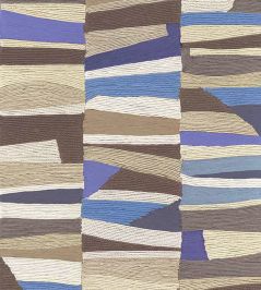 Abstract Bricks Wallpaper by Eijffinger Blue Abstract Bricks Wallpaper by Eijffinger Blue