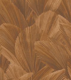 Abstract Leaves Wallpaper by Eijffinger Orange/Copper Abstract Leaves Wallpaper by Eijffinger Orange/Copper