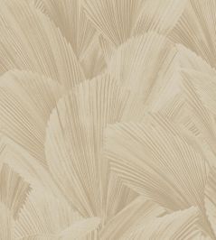 Abstract Leaves Wallpaper by Eijffinger White/Cream Abstract Leaves Wallpaper by Eijffinger White/Cream