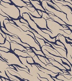 Abstract Lines Wallpaper by Eijffinger Indigo Abstract Lines Wallpaper by Eijffinger Indigo