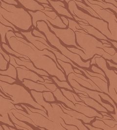 Abstract Lines Wallpaper by Eijffinger Terracotta Abstract Lines Wallpaper by Eijffinger Terracotta