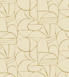 Abstract Pebble Mural by Eijffinger Yellow/Ocher Abstract Pebble Mural by Eijffinger Yellow/Ocher