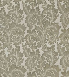 Acantha Silk Fabric by Zoffany Grey Pearl Acantha Silk Fabric by Zoffany Grey Pearl