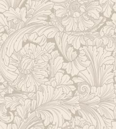 Acanthus Wallpaper by Cole & Son Cream & Pebble Acanthus Wallpaper by Cole & Son Cream & Pebble
