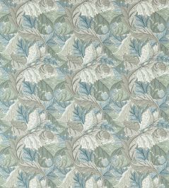 Acanthus Outdoor Fabric by Morris & Co Mineral Blue/Linen Acanthus Outdoor Fabric by Morris & Co Mineral Blue/Linen