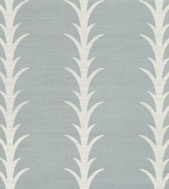 Acanthus Stripe Sisal Wallpaper by Schumacher Chambray Acanthus Stripe Sisal Wallpaper by Schumacher Chambray