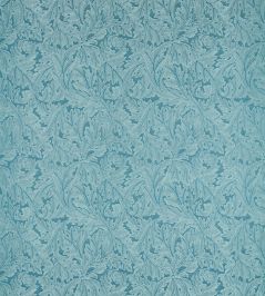 Acanthus Weave Fabric by Clarke & Clarke Denim Acanthus Weave Fabric by Clarke & Clarke Denim