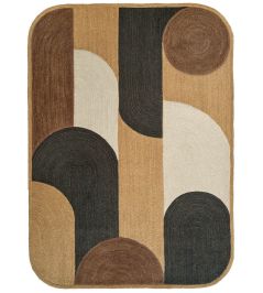 Acapulco Rug by Elitis Black & White Acapulco Rug by Elitis Black & White